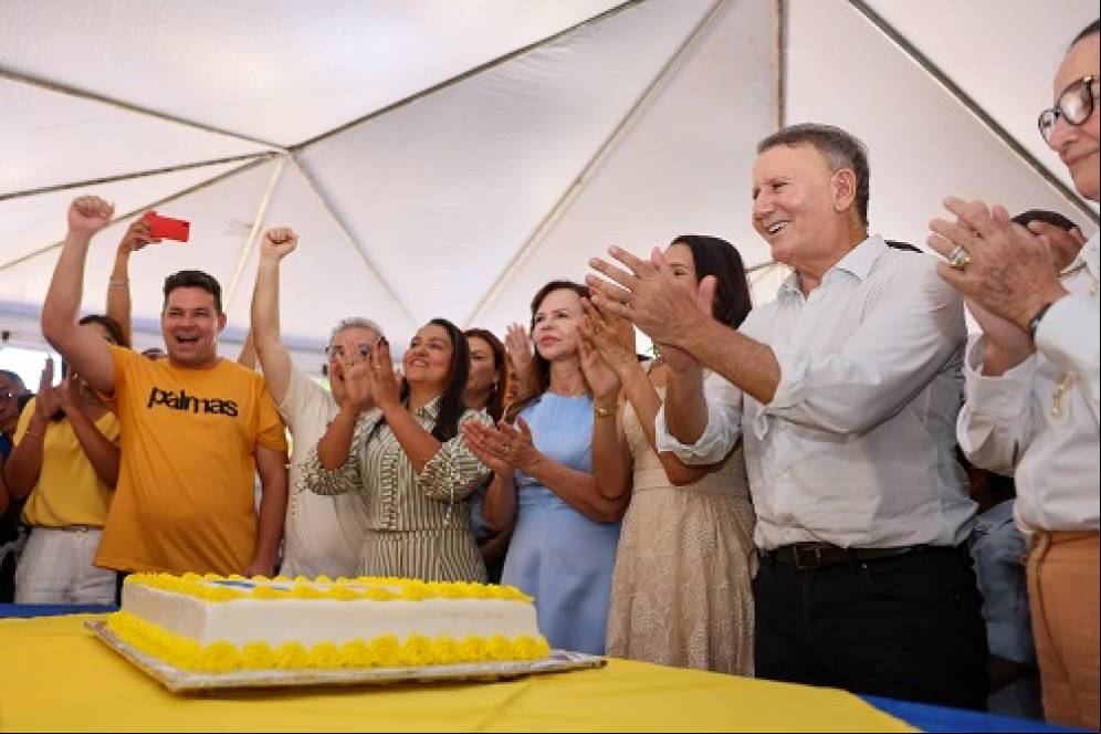 Palmas celebra 36 anos com discurso emocionado do prefeito Eduardo Siqueira Campos, no Paço Municipal