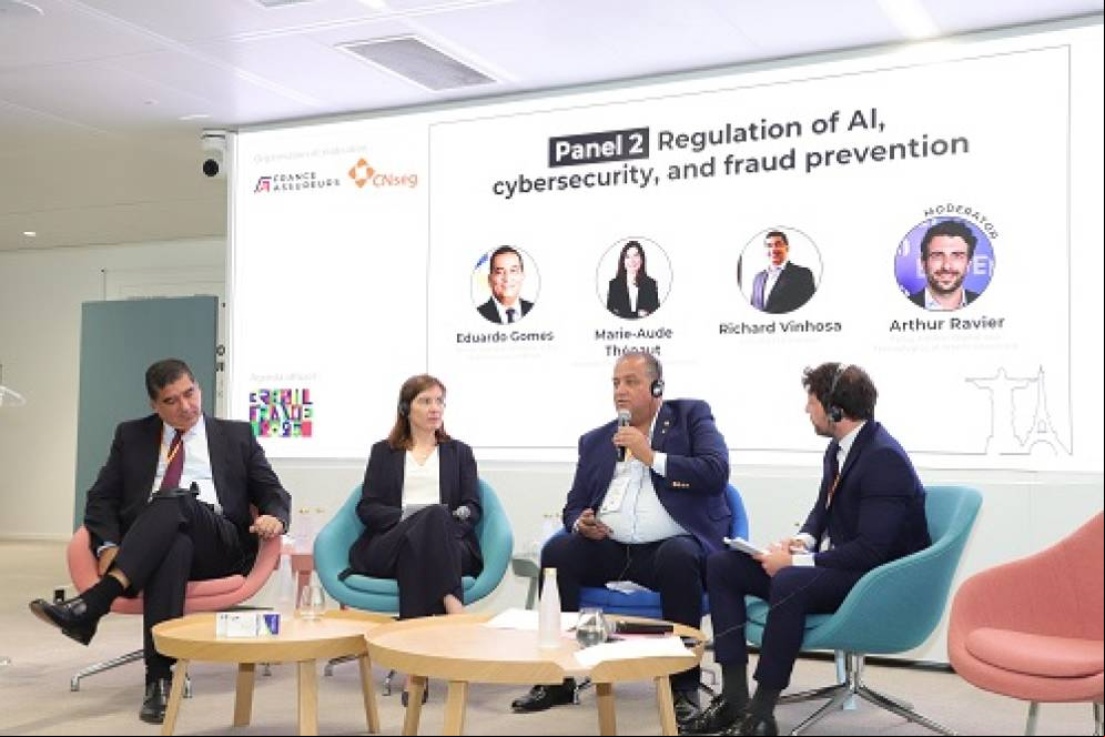 Eduardo Gomes representa o Senado no Fórum de Seguros Brasil-França e defende regulação equilibrada da inteligência artificial