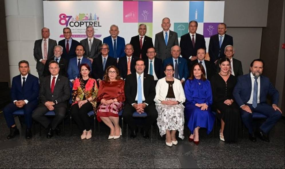 Desembargadores participantes da 87ª edição do Colégio de Presidentes dos Tribunais Regionais Eleitorais (Coptrel) em São Paulo. Foto: TRE/SP