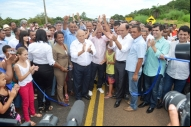 População de Ipueiras comemora inauguração da TO – 458, principal o aos municípios da região  