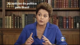 Dilma se recusa a falar do mensalão no JN e reconhece precariedade na saúde 