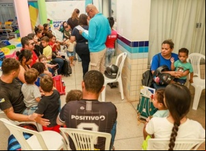 Cmei Juscéia Garbelini em Palmas recebe reforço nas ações de vacinação para crianças de até seis anos