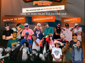 Capital do Tocantins será palco do Palmas Hip Hop Fest